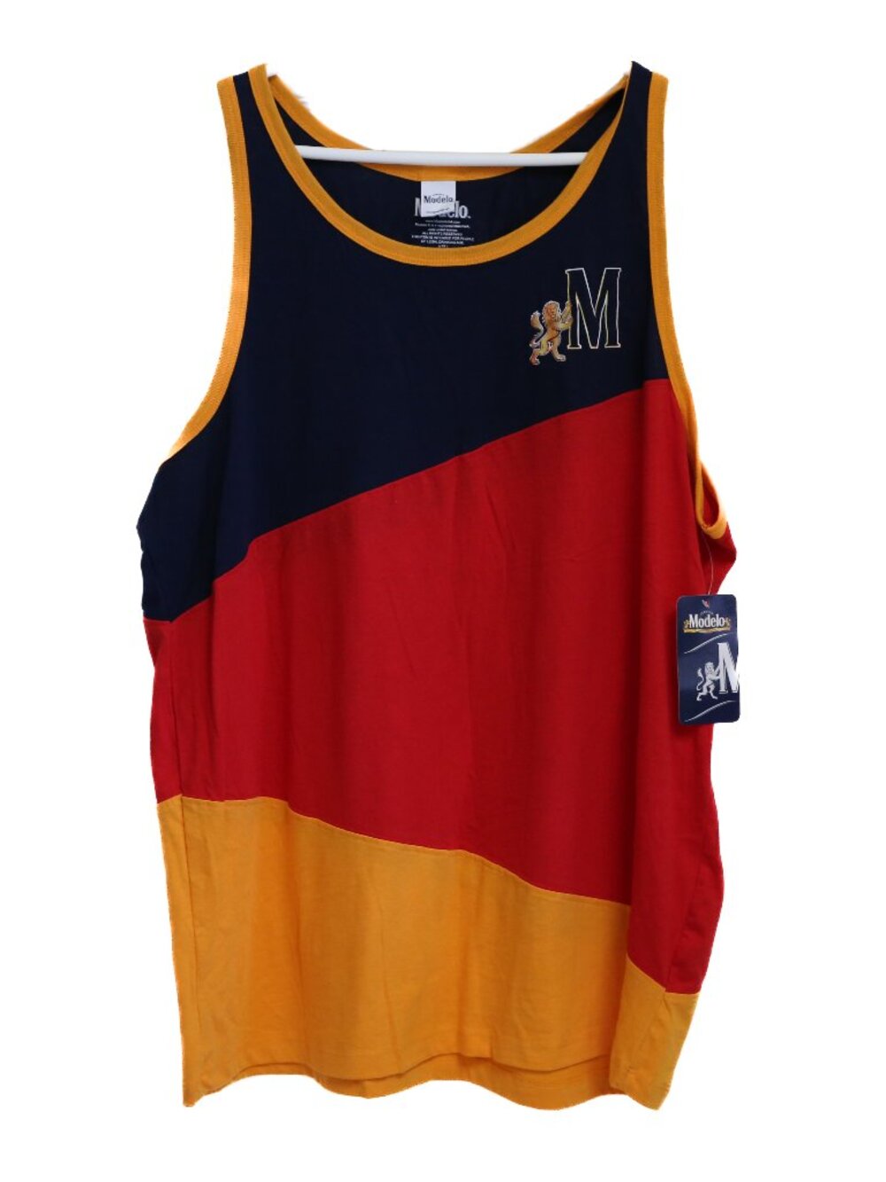 New Modelo Beer 2 Sided Classic Men's Tank Top T-Shirt Size XL Cerveza Especial